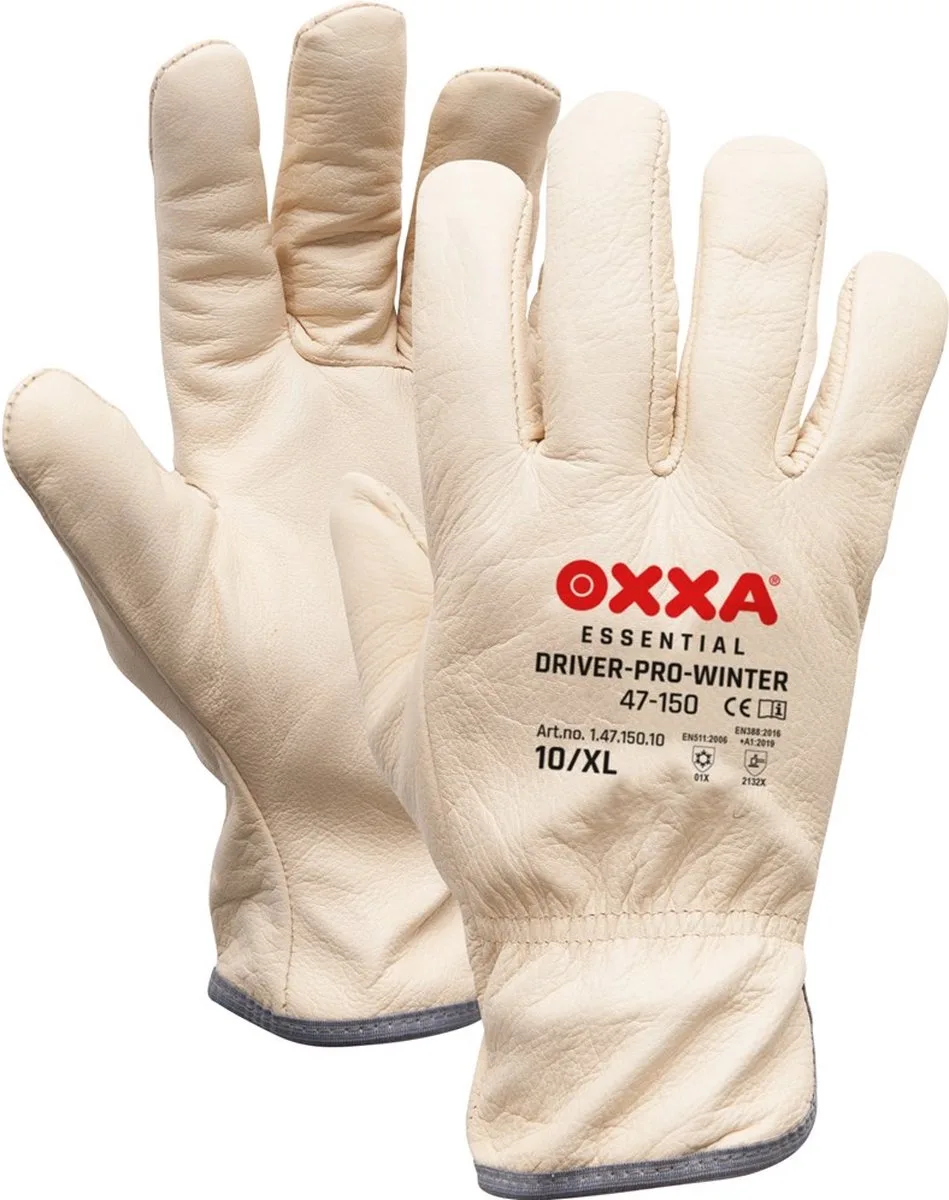 Driver-Pro-Winter 47-150 werkhandschoenen - winterhandschoen de OXXA, Beige – image du produit