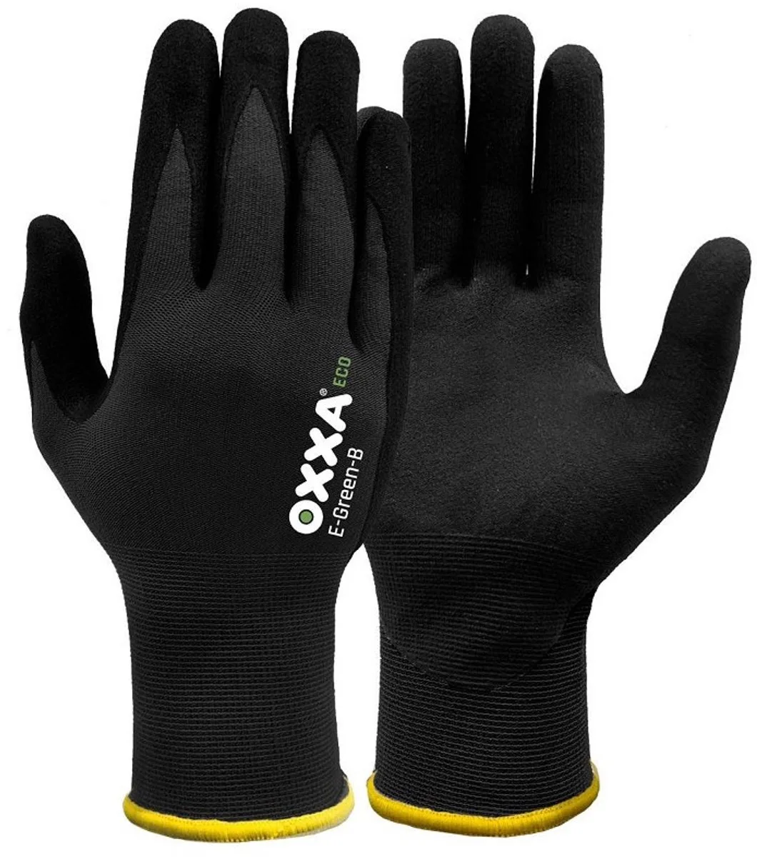 E-Green-B 52-110 handschoen - 12 paar de OXXA, Noir, XL – image du produit