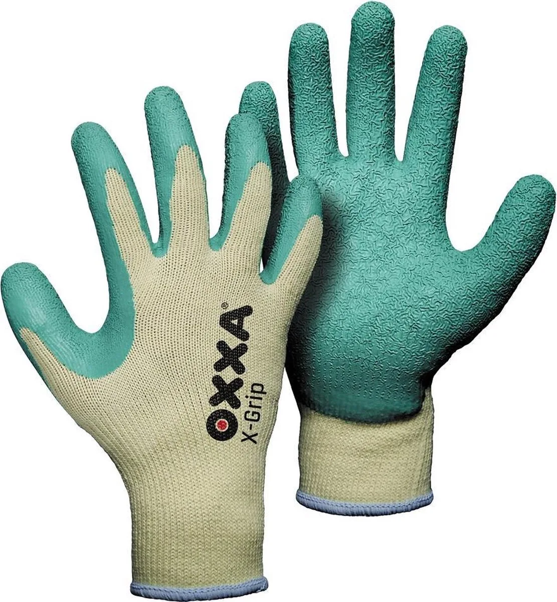 Oxxa 51-000 X-Grip Werkhandschoenen - 10/XL - 1 paar de OXXA, Vert, Jaune – image du produit