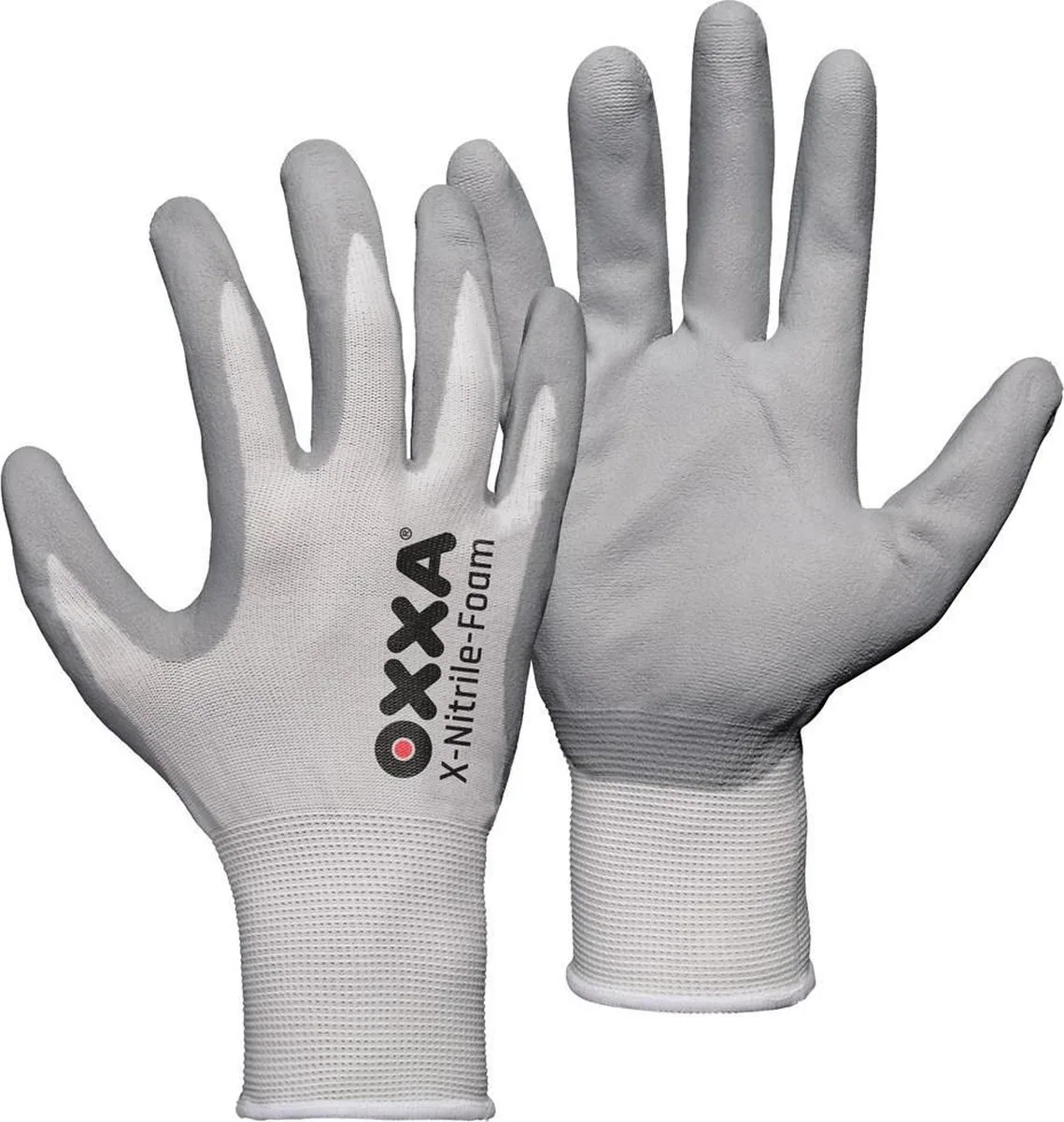 Oxxa 51-280 X-Nitrile-Foam Werkhandschoen - 10/XL by OXXA, Grey, White – product image