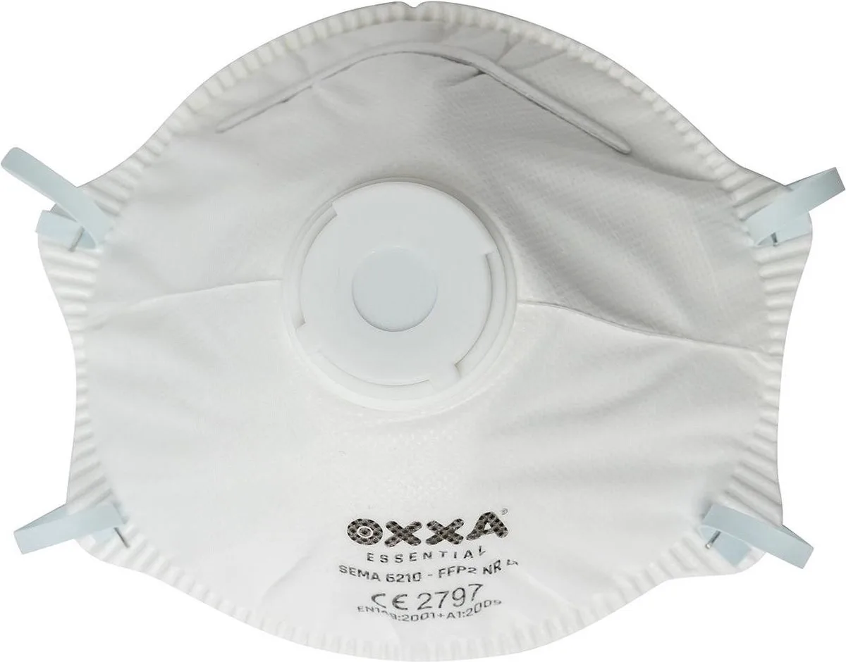 sema 6210 stofmasker FFP2 NR - Set à 10 stuks de OXXA, Blanc – image du produit