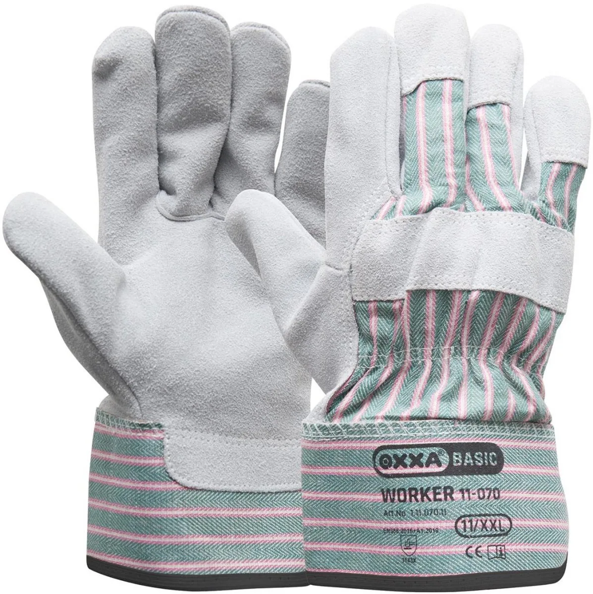 Worker 11-070 handschoen, 12 paar von OXXA, Beige, XL – Produktbild