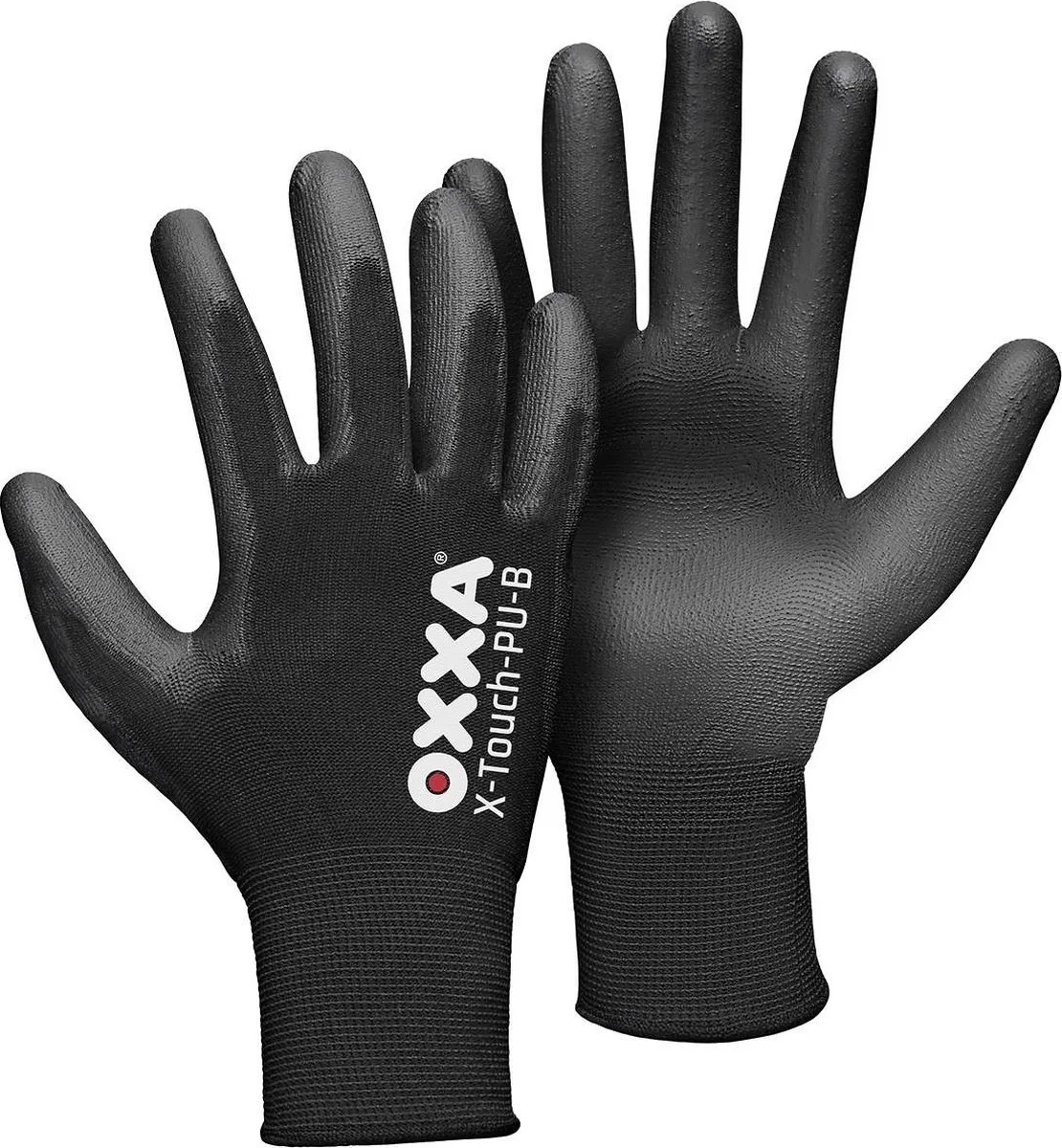 X-Touch-PU-B Werkhandschoen - 9/L - 3 stuks by OXXA, Black – product image