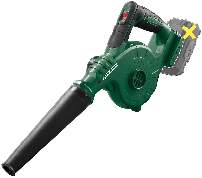 Accu-blazer 20 V zonder accu en lader - Bladblazer met 4 opzetstukken de Parkside – image du produit