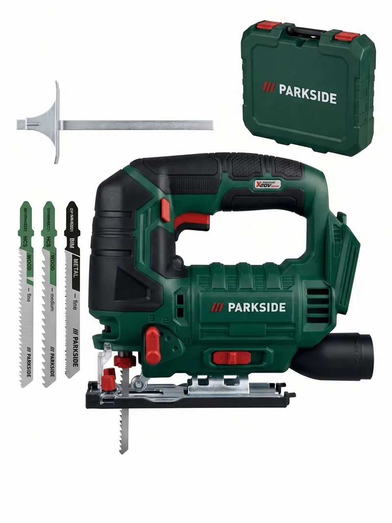 Accu-decoupeerzaag 20V zonder accu - Met geïntegreerde LED-werklamp von Parkside – Produktbild