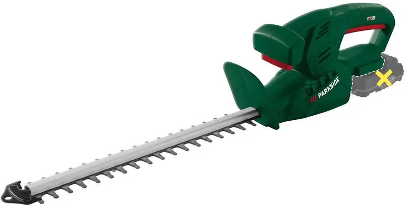 Accu-heggenschaar 20 V zonder accu en lader - 2-hand veiligheidsschakelaar met snelle messtop de Parkside – image du produit