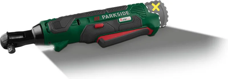 Accu-ratel 12V exclusief accu en oplader - Toerental: 0/250 tpm - Draaimoment: max. 54 Nm von Parkside, Schwarz – Produktbild