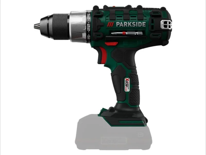 Accu-schroefboormachine - 20V - Zonder accu en lader - 2 versnellingen von Parkside – Produktbild