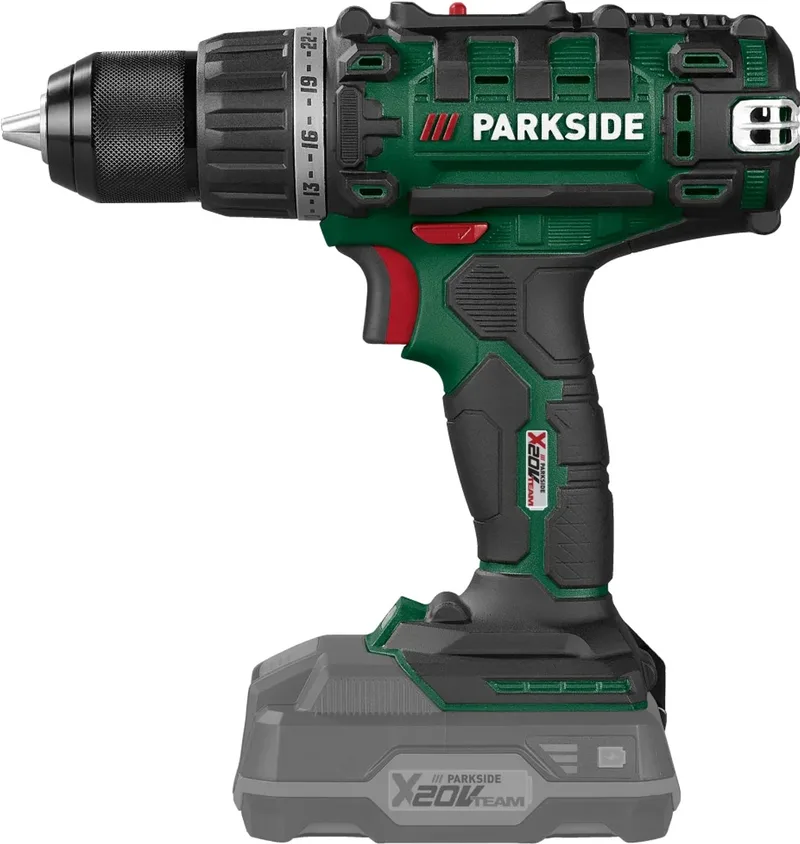 Accu-schroefboormachine - krachtige X20V serie - Excl. accu - Beste koop '24 von Parkside – Produktbild