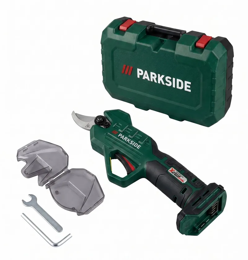 Accu-snoeischaar 20 V zonder accu en oplader incl koffer - takken tot een dikte van 28 mm in zacht hout en 15 mm in hardhout de Parkside – image du produit