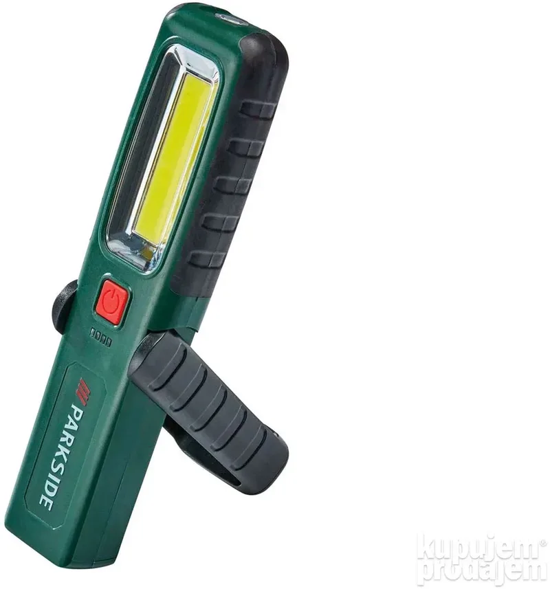 Accu Werklamp LED - 3 Verlichtingsfunctie - 5.8 x 23cm de Parkside, Vert – image du produit