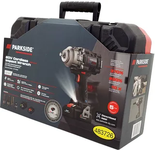 Akku-Drehschlagschrauber 20V Akku Schlagschrauber PASSP 20-Li C4 inkl. 4Ah Smart Akku, 1550 U/min, 1356 Nm, Integrierte LED-Arbeitsleuchte de Parkside – image du produit 4 sur 4