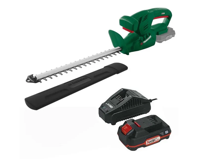 Akku-Heckenschere PARKSIDE X 20 V Akku-Heckenschere PAHS 35 - mit Akku 2 Ah & Ladegerät, (1 St., ohne Akku) von Parkside – Produktbild 1 von 4