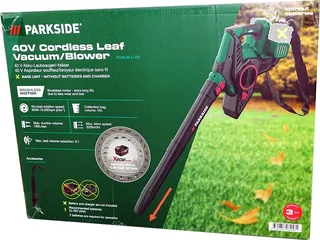Akku-Laubsauger 40V Akku Laubsauger Laubbläser PLSA 40-Li D3 (ohne Akku) von Parkside – Produktbild 2 von 4