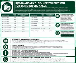 Akku-Laubsauger 40V Akku Laubsauger Laubbläser PLSA 40-Li D3 (ohne Akku) von Parkside – Produktbild 4 von 4