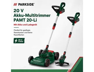Akku-Rasentrimmer 20 V 3in1-Akku -Rasen - Multitrimmer PAMT 20-Li ohne Akku, Ladegerät von Parkside – Produktbild 2 von 2