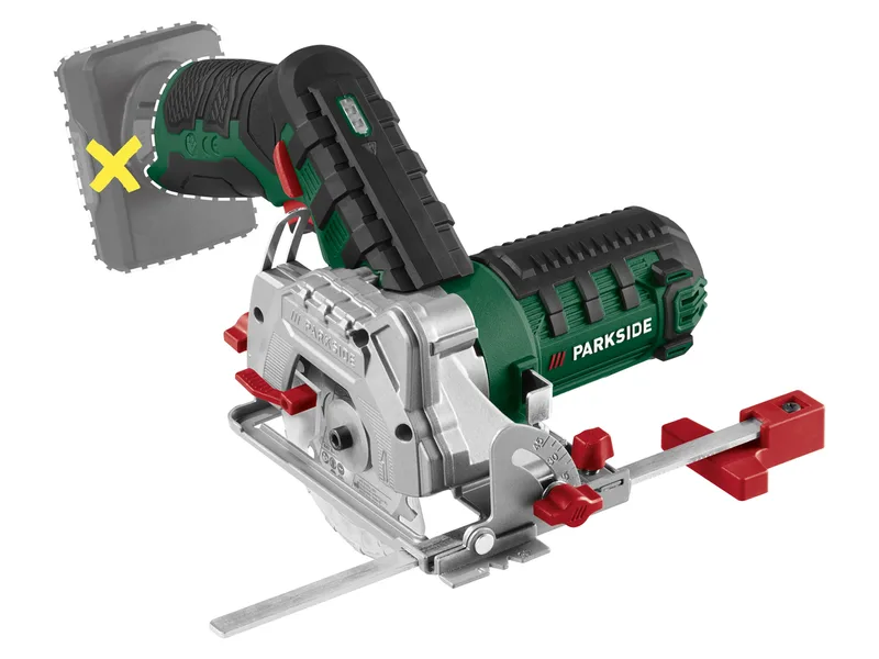 Akku und Ladegerät) (Akku-Handkreissäge PHKSA 12) de Parkside – image du produit