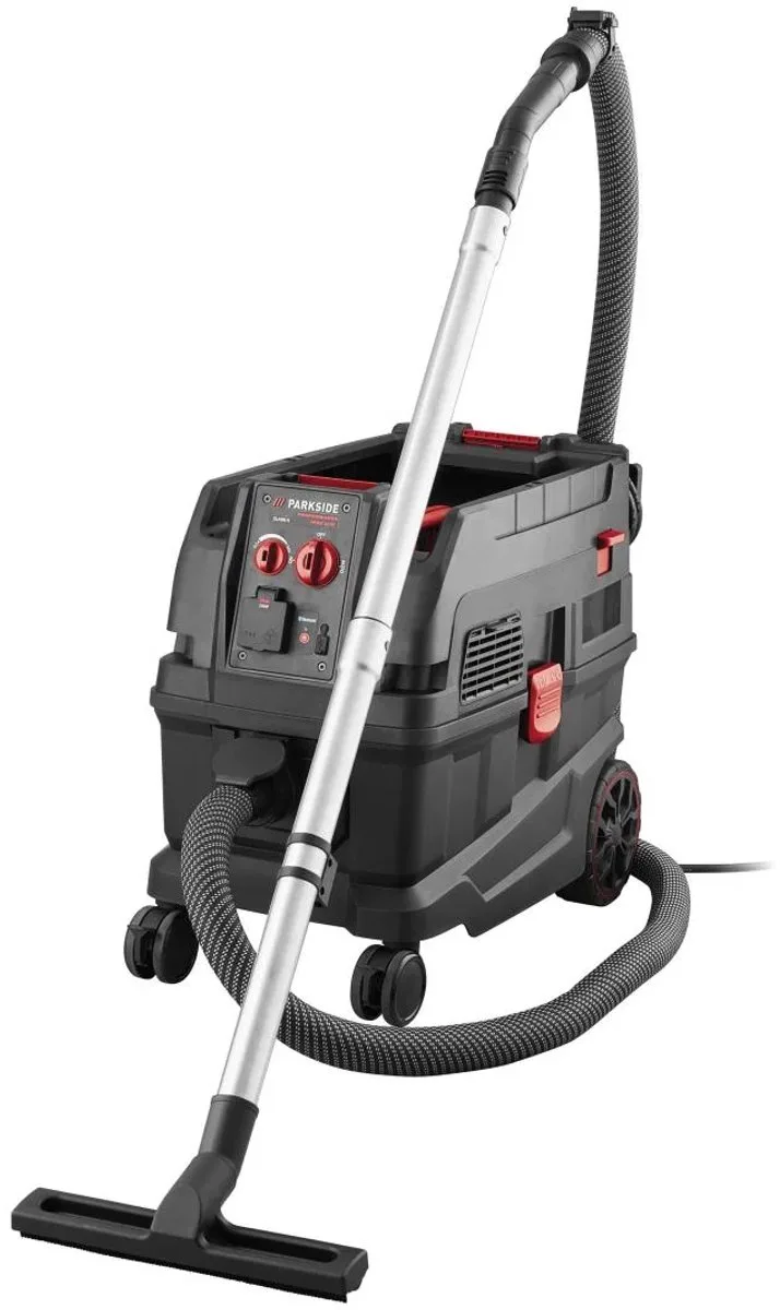 Alleszuiger - Nat-/droogzuiger - Bouwstofzuiger - Ketelstofzuiger - Zuigkracht: 260 airwatt - Vermogen: 1.300 W - Inhoud: 30 l von Parkside – Produktbild