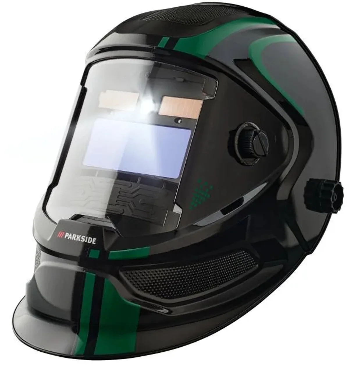 Automatische Lashelm PSHL 2 D1 met LED de Parkside, Noir – image du produit