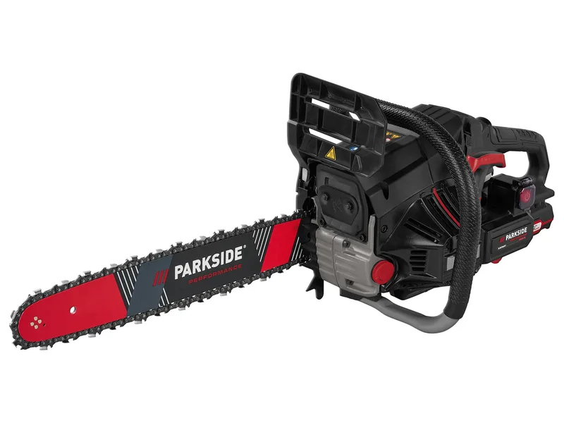 Benzin-Kettensäge »PPBKS 56 B2«, mit Elektrostart van Parkside – productafbeelding