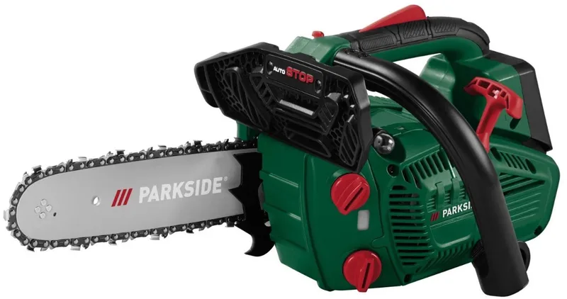 Benzine boomzaag 700 W - 2 takt motor - snijlengte 20cm - kettingzaag von Parkside – Produktbild