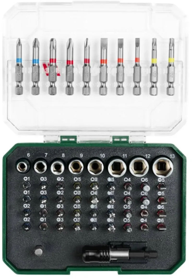 bit- en dopsleutel set, 56 delig by Parkside – product image