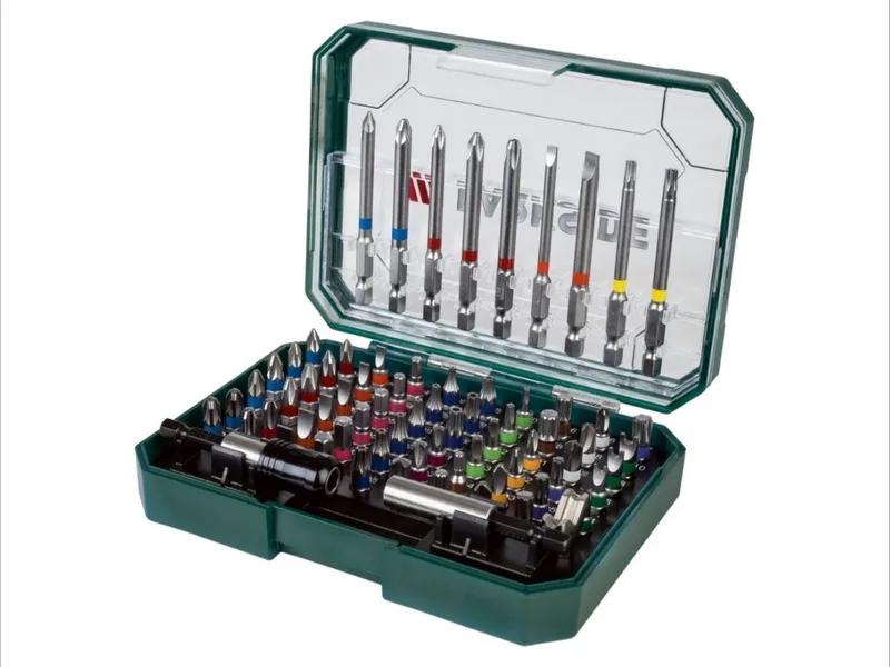 Bit- en dopsleutelset 71 delig - Speciaalbitset by Parkside, Green – product image