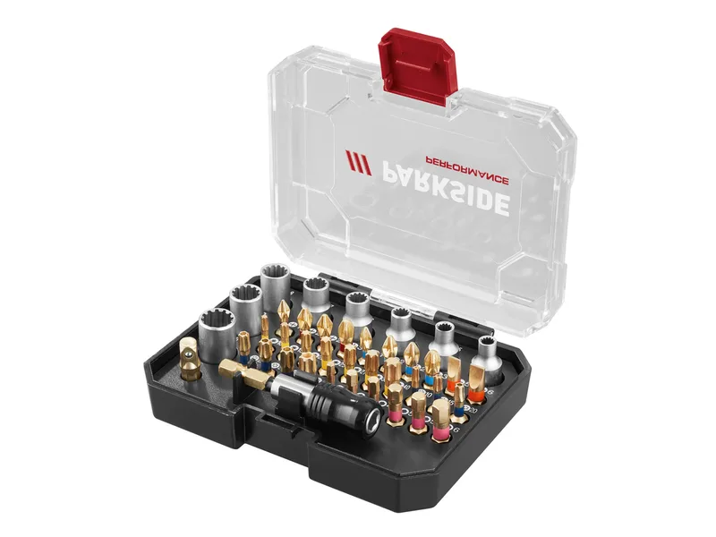 Bit-Set Torsion / Bit- und Steckschlüssel-Set Torsion »PBSP 2 D4« (torsion bit/stecknüsse, 40tlg.) fra Parkside – produktbillede