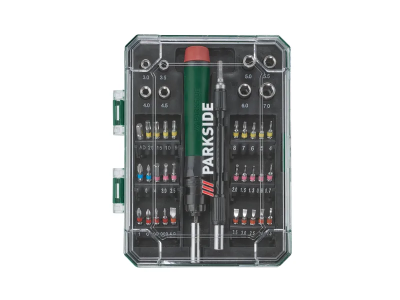 Bit- und Stecknuss-Set, 40-teilig van Parkside – productafbeelding
