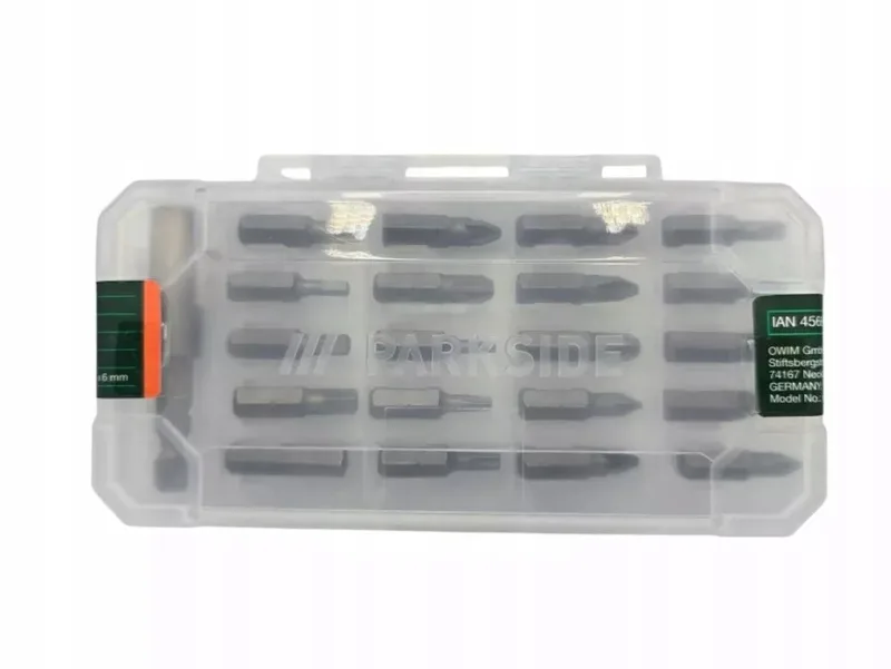 Bitset 21 Delen - Schroefbits & Magnetische Houder de Parkside – image du produit