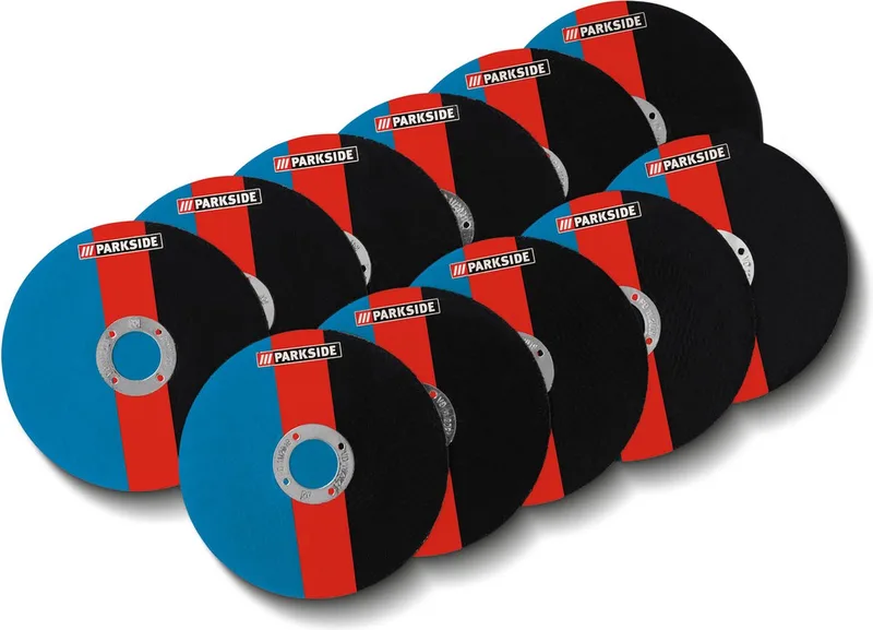 Doorslijpschijven 11 Delig Metaal - slijpschijven set - Voor metaal - Ø125 x 1,2 mm - Voor gangbare haakse slijpers (bijv. van Parkside, Bosch, Black&Decker, Einhell, Makita, Kress, Metabo de Parkside – image du produit