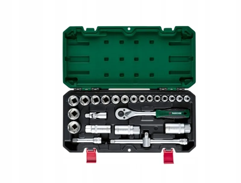 Doppeldopsleutelset met Ratel - 24 Delig by Parkside – product image