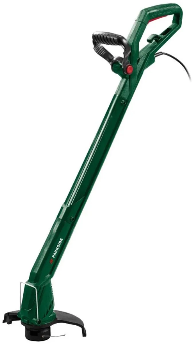 Elektrische grastrimmer - 300W - Maaidiameter 23cm - Inclusief 1 gereedschapsloos monteerbare draadspoel von Parkside – Produktbild