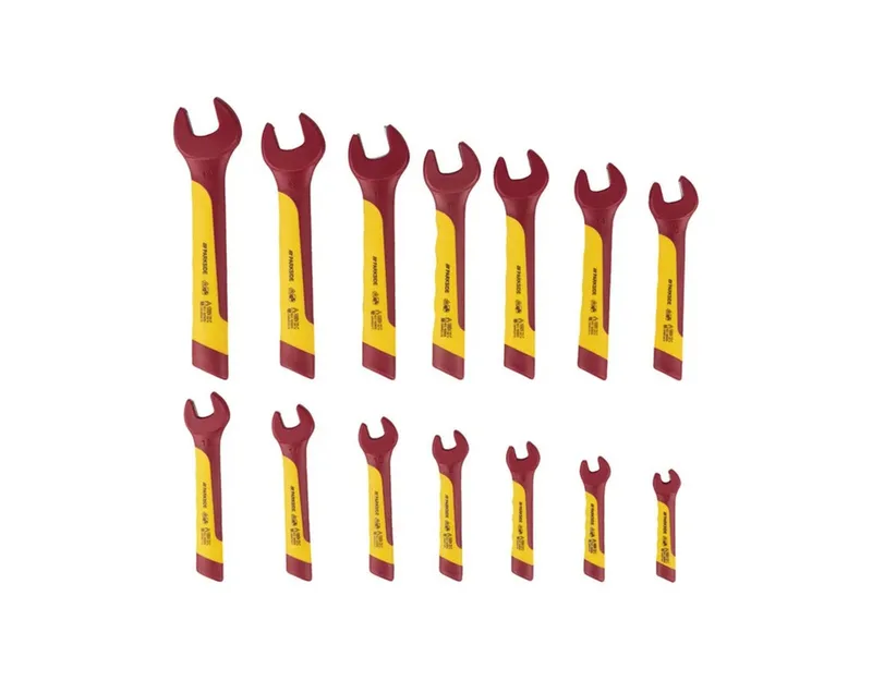 Gabelschlüssel Einmaul-Gabelschlüsselset Schraubenschlüssel 20-teilig inkl. Koffer (Set, 20-tlg) von Parkside, Gelb, Rot, Silber – Produktbild 5 von 5