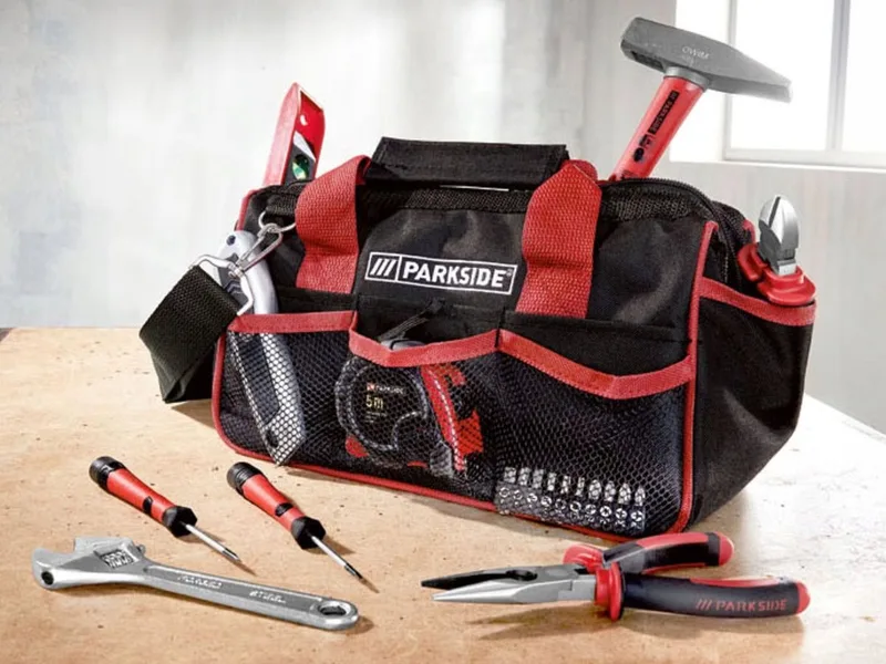 Gereedschapset in Tas - 23 Delen von Parkside – Produktbild