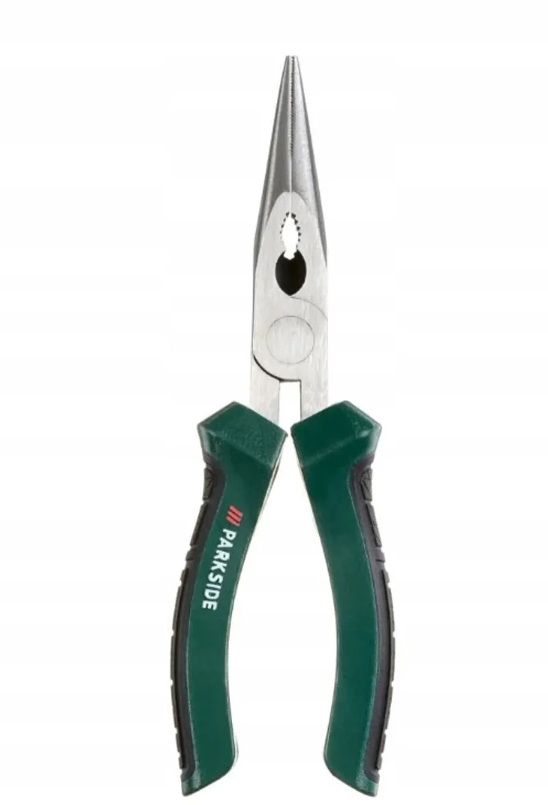 Halfronde Tang 180 mm met Ergonomische Handgrepen by Parkside, Silver – product image