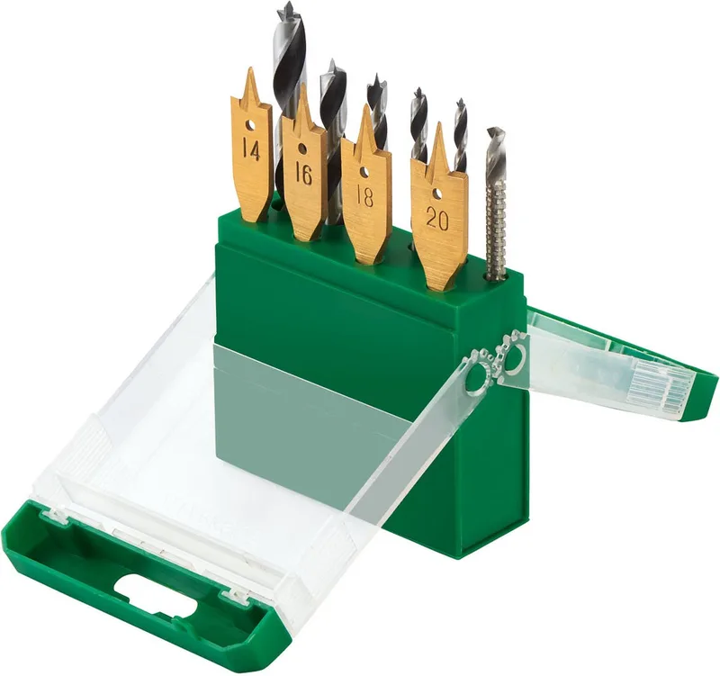 Houtboor set 10 delig - 5 houtboren - 4 platte houtboren - 1 freesboor de Parkside – image du produit