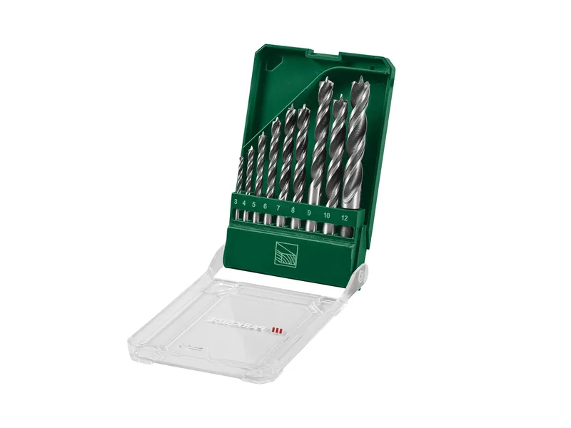 HSS-Multifunktionsbohrer-Set / Steinbohrer-Set / Holzbohrer-Set / SDS-Bohrer-Set (Holzbohrer-Set 9tlg.) by Parkside – product image