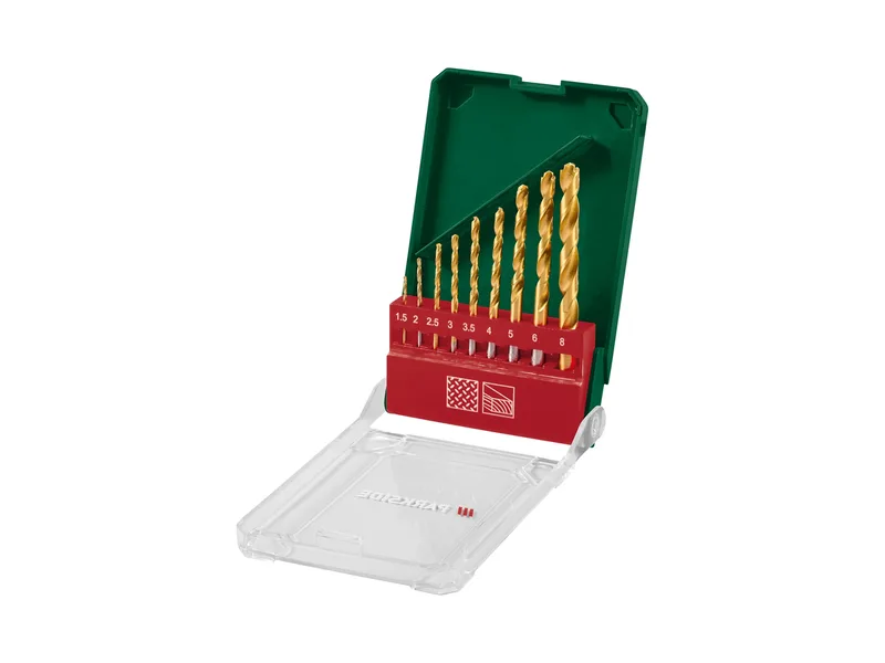 HSS-Multifunktionsbohrer-Set / Steinbohrer-Set / Holzbohrer-Set / SDS-Bohrer-Set (hss-bohrer-set 9tlg.) van Parkside – productafbeelding