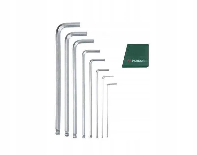 inbussleutelset 8-delig met kegelkop by Parkside – product image