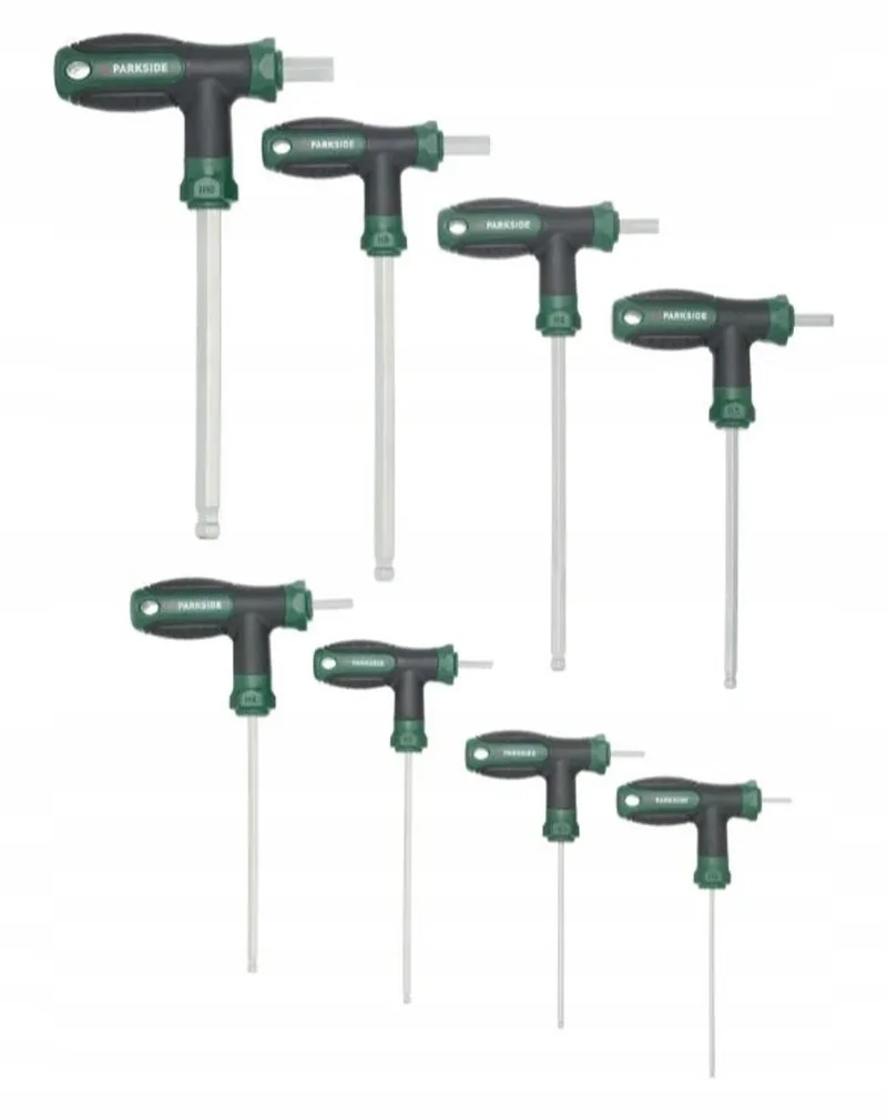inbussleutelset met T-handgreep, 8-delig by Parkside – product image