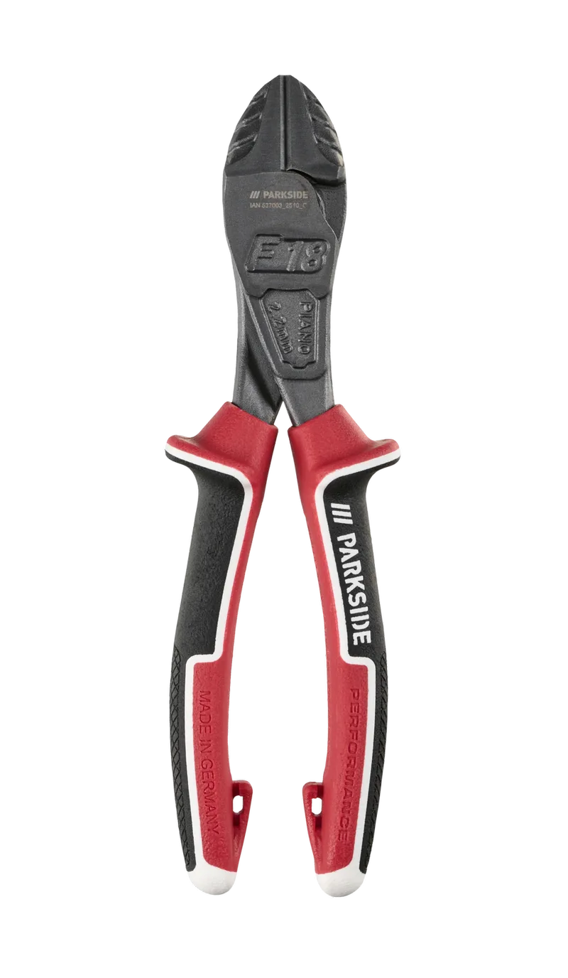 Kombizange / Seitenschneider / Kraft-Seitenschneider / Flachrundzange (Kraftseitenschneider) von Parkside – Produktbild