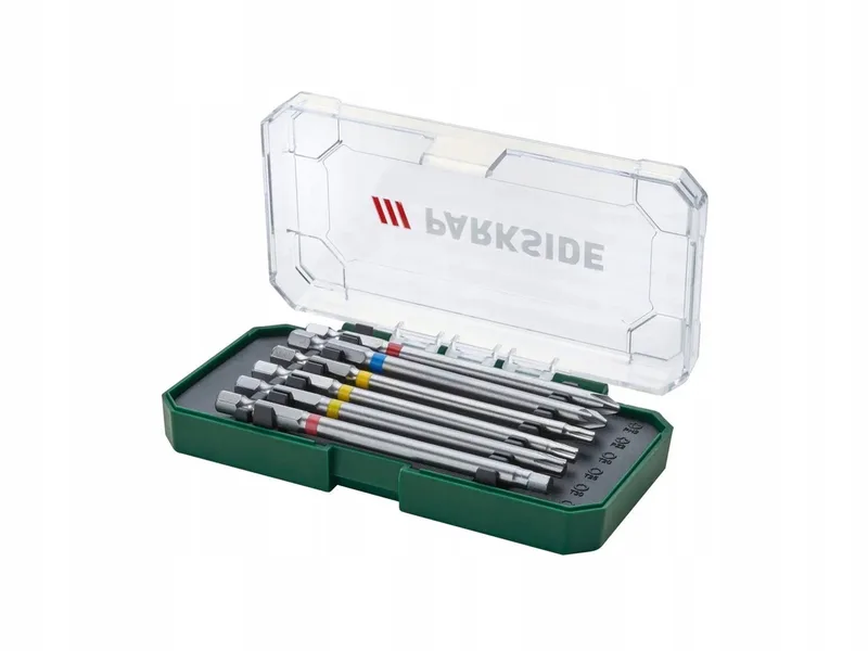 Lange Bits Set 100mm - 6 Delig van Parkside – productafbeelding