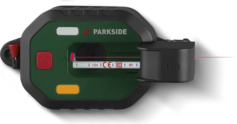 Laser-waterpas met meetlint - 2M by Parkside, Green – product image