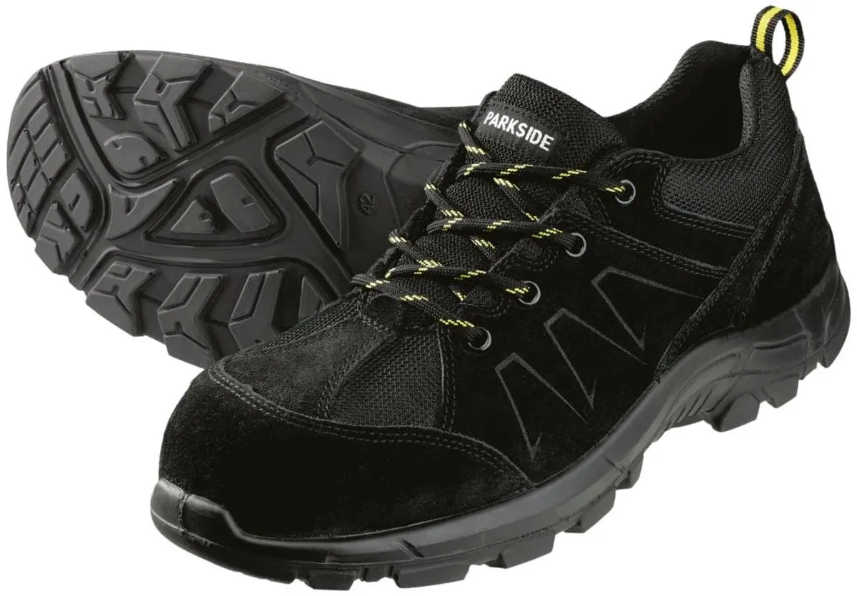 Leren veiligheidsschoenen S3 - Werkschoenen - Kleur: zwart - Kenmerk: gemaakt van leer - Eigenschap: met warme voering - stalen neus - reflecterende elementen de Parkside, Noir, 45 – image du produit
