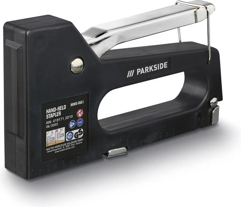 nietpistool incl. 1000 nietjes - nietpistoolset - handtacker tackerset - hand nietmachine - tacker met nietjes - nietpistool met nieten by Parkside – product image