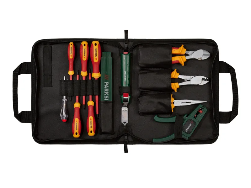 PARKSIDE® 1000 V Elektriker-Werkzeug-Set, 13-teilig by Parkside – product image