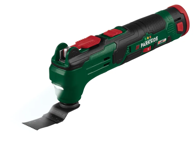PARKSIDE® 12 V Akku-Multifunktionswerkzeug-Starterset »PAMFWS 12 A1«, mit Akku und Ladegerät van Parkside – productafbeelding