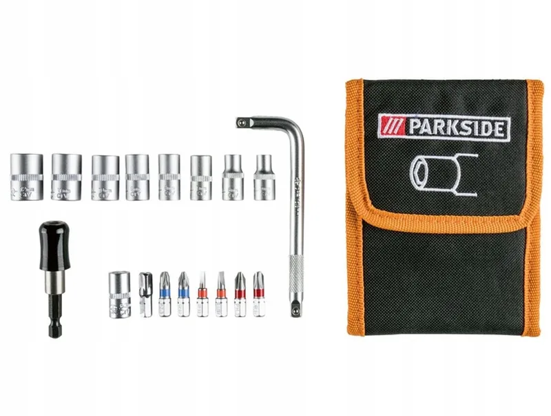 Parkside 18-delige Dop- en Bitset by Parkside, Blue – product image