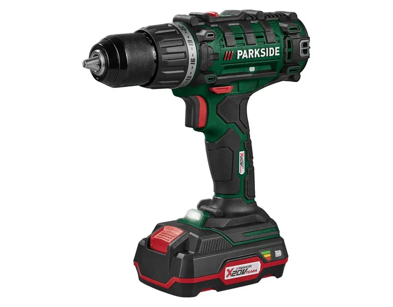 PARKSIDE® 20 V Akku-Bohrschrauber »PABS 20-Li G8«, mit Akku und mit Ladegerät by Parkside – product image 2 of 5